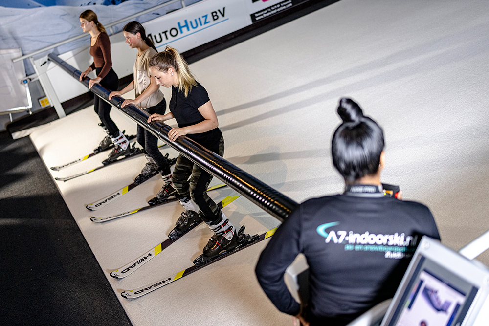 Ski training for advanced 
